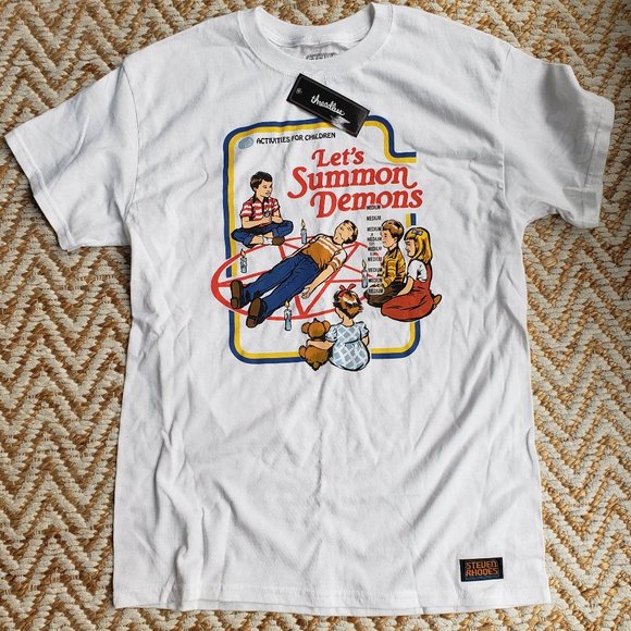 NWT Let's Summon Demons T Shirt for HALLOWEEN - Picture 2 of 10